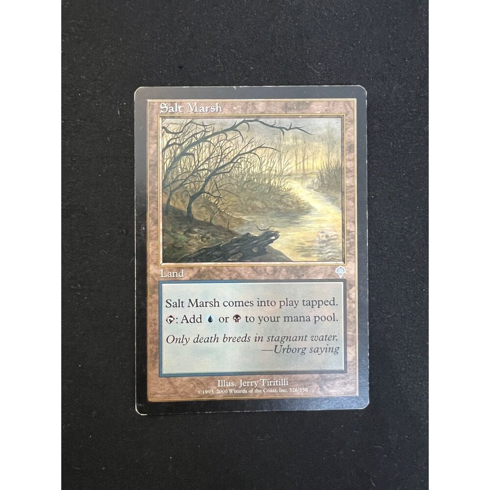 MTG Salt Marsh INV Dual Land UB 326/350 Jerry Tiritilli Magic Card MP